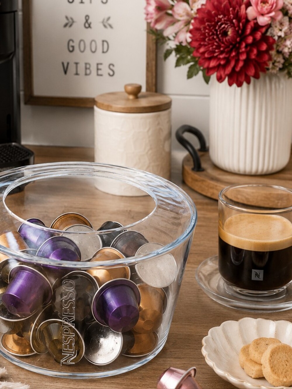 Nespresso View Acrylic Pod Holder | Clear Capsule Organizer | Like New